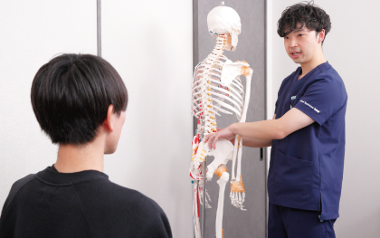 原因説明の様子